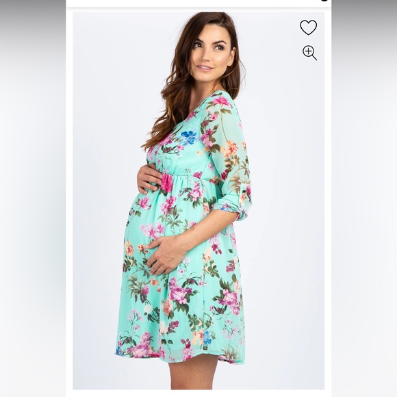 ‼️SOLD‼️ Pink blush Maternity Dress - Picture 9 of 12